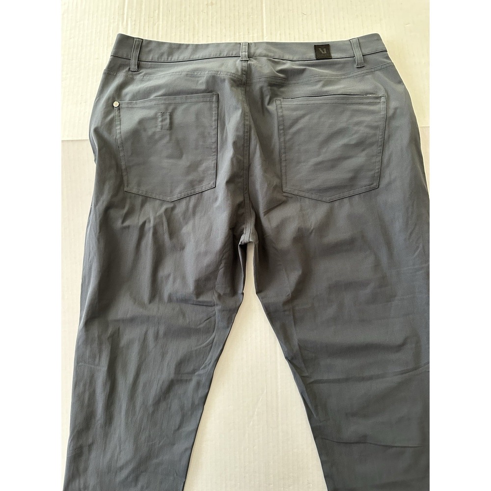 Vuori Pant Mens 36 Gray Athletic Slim Fit Stretch Performance V430S - Picture 9 of 9